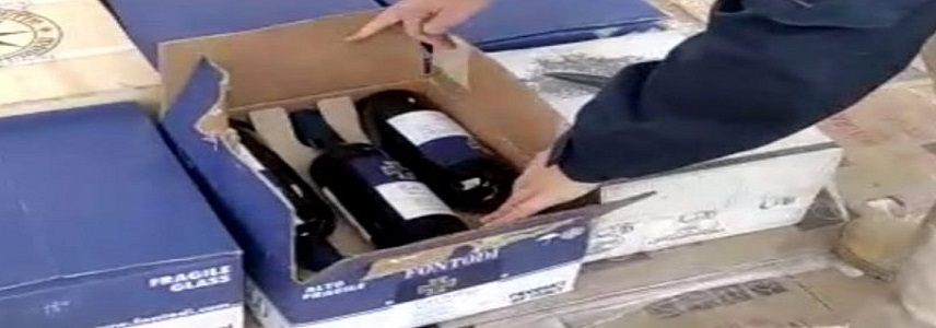 Polícia Rodoviária Federal apreende caminhão com meio milhão de reais em vinho